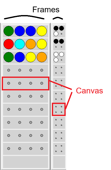espaces jeu et réponses